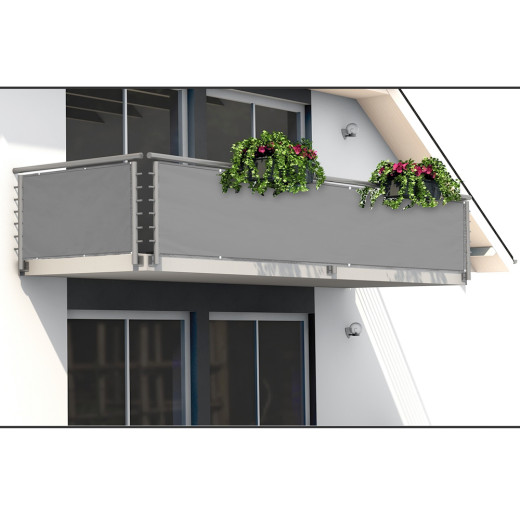 Deuba Sichtschutz für Balkon Betonoptik 5m