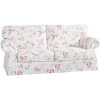 Sofa 2,5-Sitzer MINA-23 Flachgewebe Farbe rosé Sitzhärte weich B: 197cm T: 97cm H: 84cm